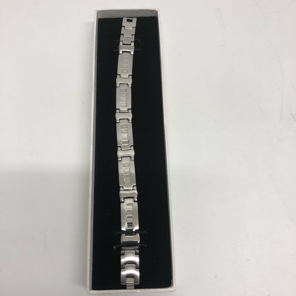 Uno Lorenzo bracelet stainless steel silver 8 inch